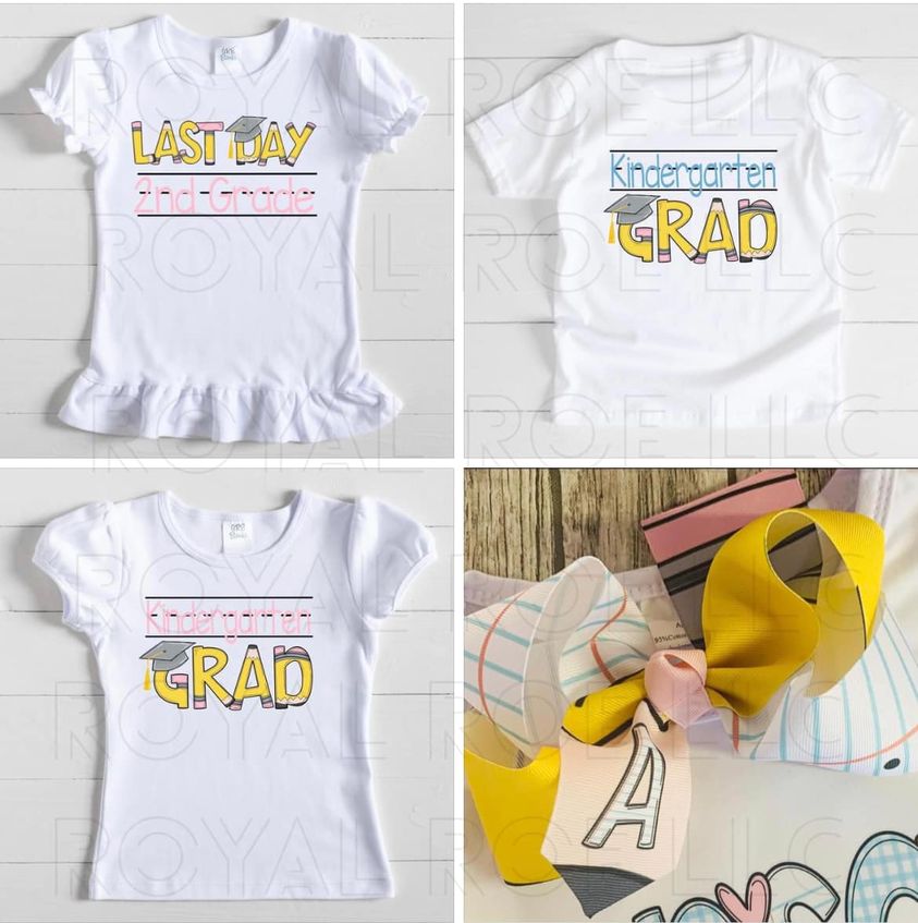 Custom Grad/Last Day tees and bundles