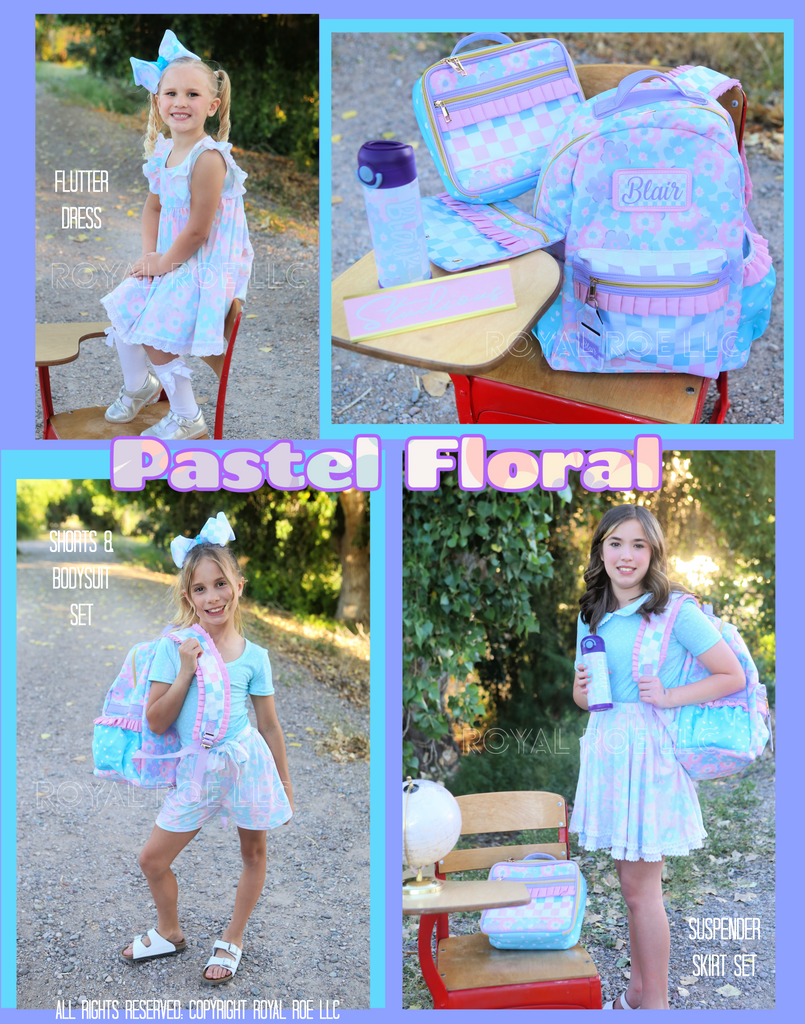 2024 M2M Backpacks - CLOTHING COLLECTIONS/ Pastel Floral – Royal Roe LLC