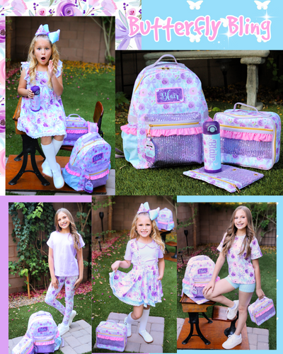 2025 M2M Backpacks - CLOTHING COLLECTIONS/ Butterfly Bling