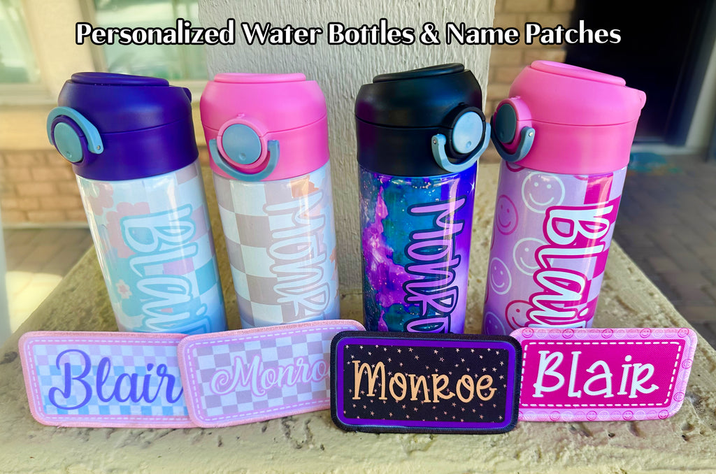 2024 Backpack Patches/Sanitizer Holders/Bows/Water Bottles – Royal Roe LLC