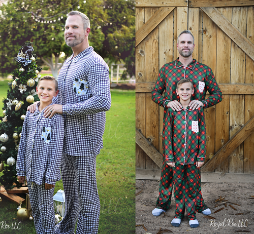 2022 Traditional and Non-Traditional Christmas Family PJS- Dad & Boys
