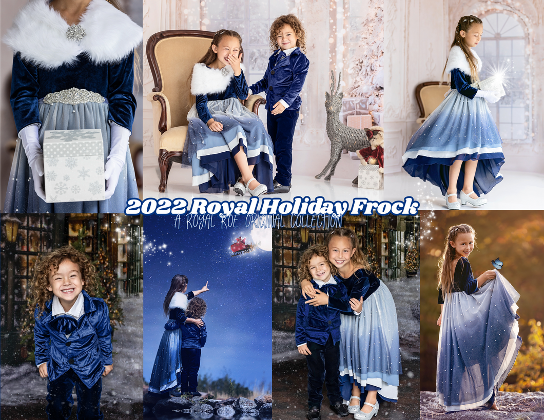 💙❄✨ 2022 Royal Holiday Frock✨❄💙