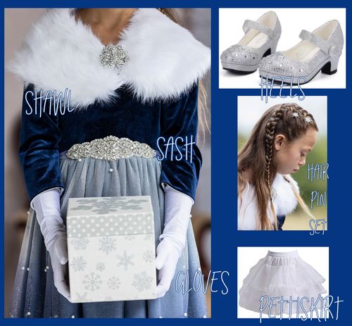 2022 Royal Holiday Frock accessories