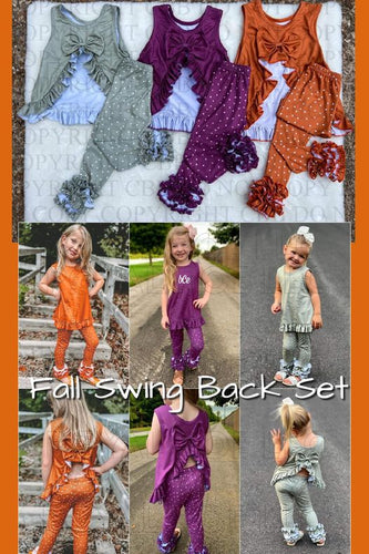 🧡💜💚🍁 FALL Swing Back Sets 🍁💚💜🧡