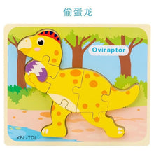 PRE-ORDER Wooden Dinosaurs Puzzles-(6/9)