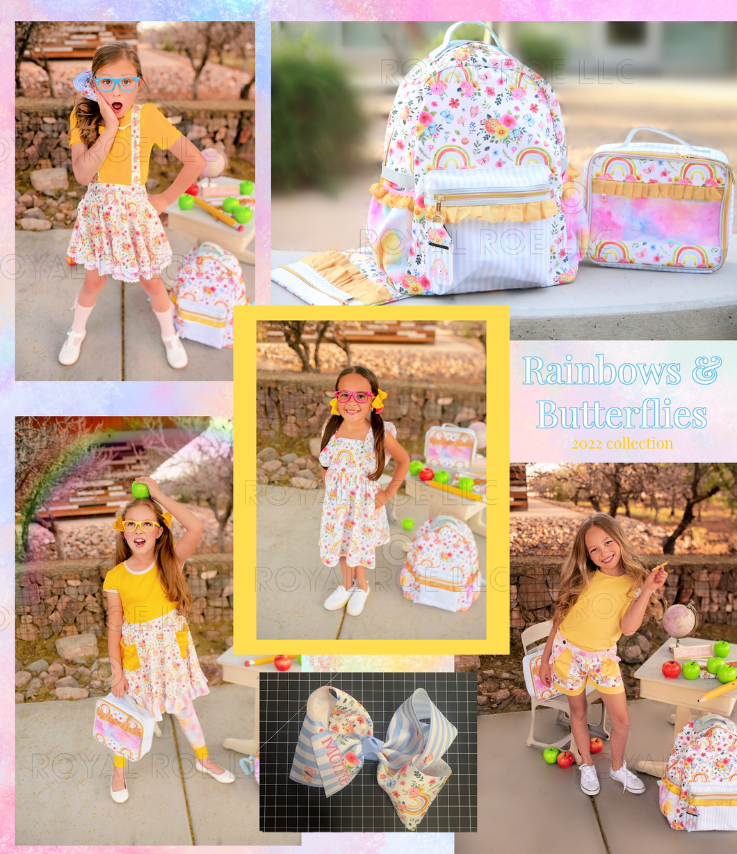 2022 M2M Backpacks - CLOTHING COLLECTIONS/ Rainbows & Butterflies