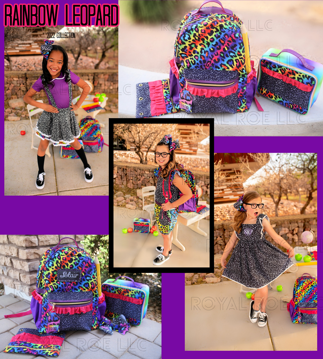 2022 M2M Backpacks - CLOTHING COLLECTIONS/ Rainbow Leopard