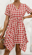 PRE-ORDER Womens Checker Picnic Dress-(4/22)