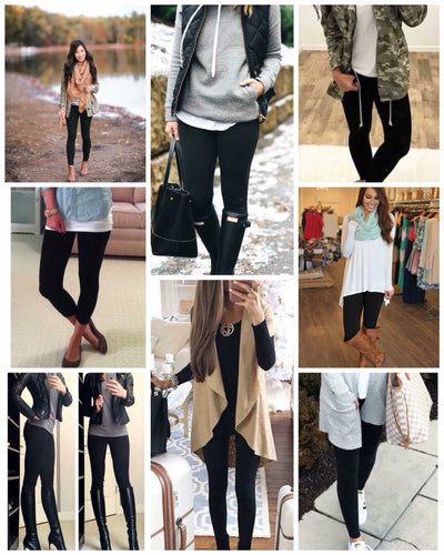 Black Basic Leggings