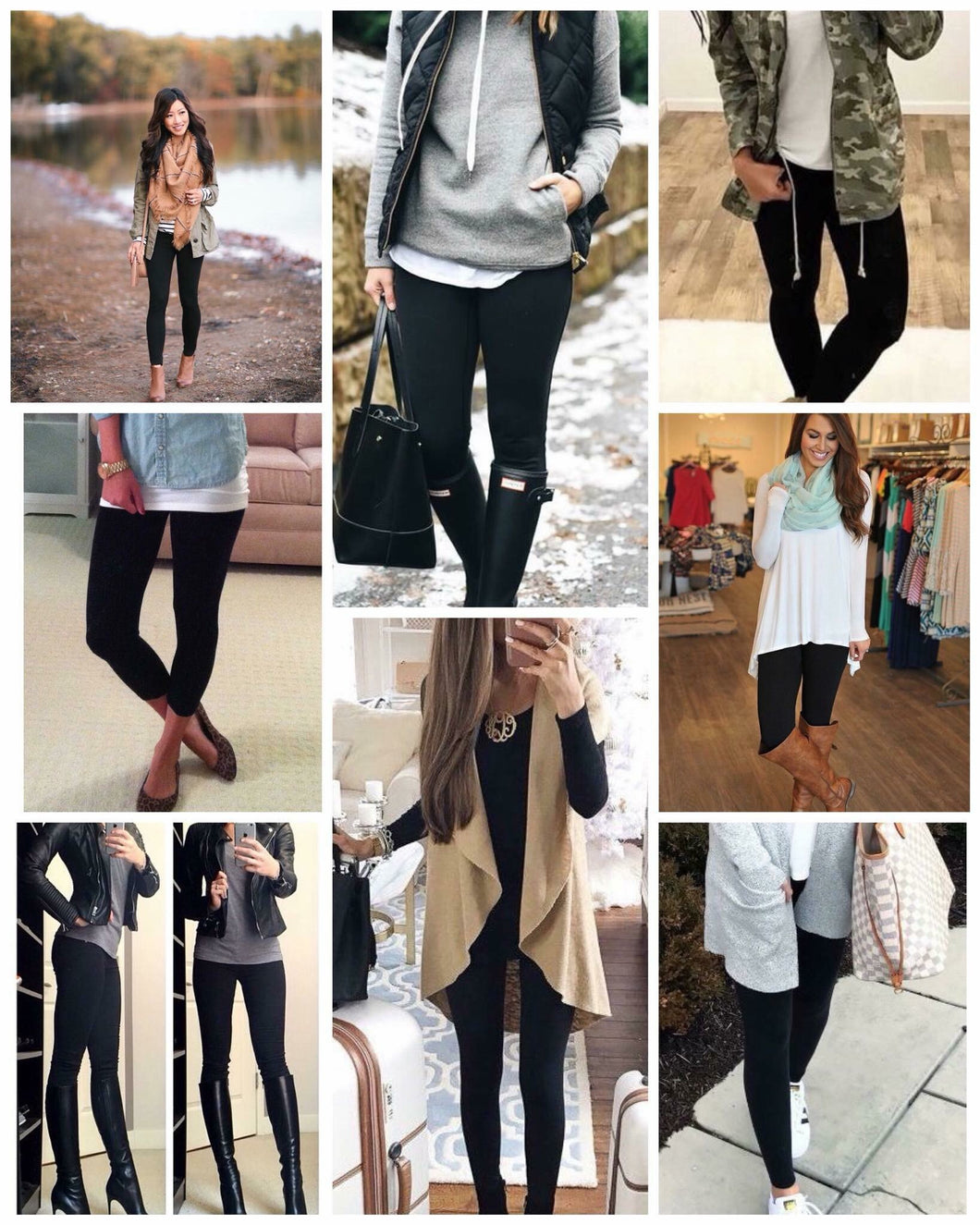 Black Basic Leggings