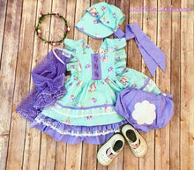 2022 Easter Original "Mint to be Somebunnies" Dress & Bloomers